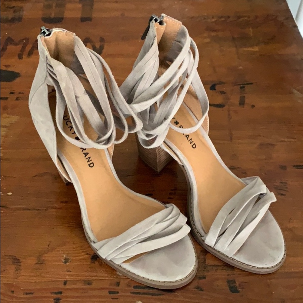 Lucky Brand Suede Sandals
